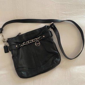 Coach Leather Handbag Chain Crossbody